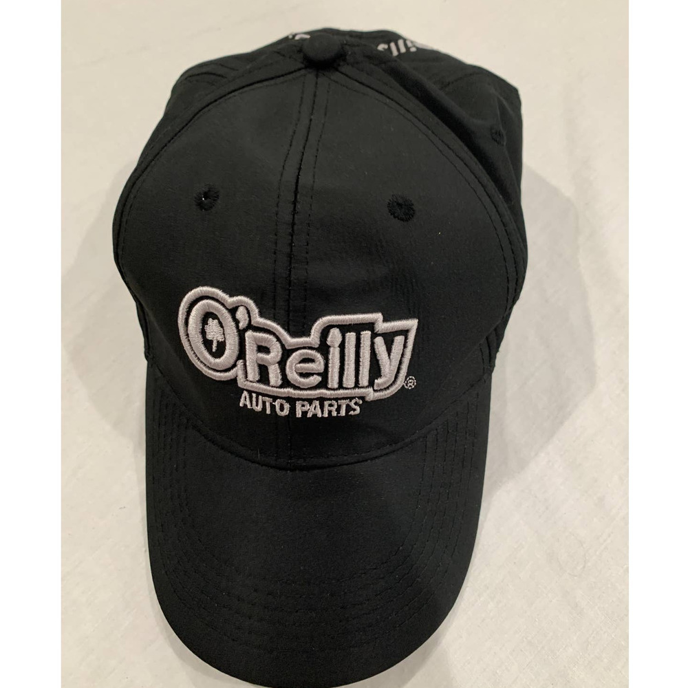 Oreilly Auto Parts Hat Black White Adjustable Baseball Cap